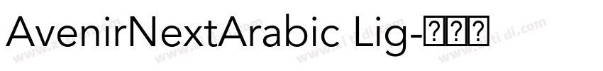 AvenirNextArabic Lig字体转换